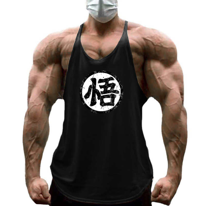 Tank Top Muscle - Kaus suspender Fitness Gym untuk pria,