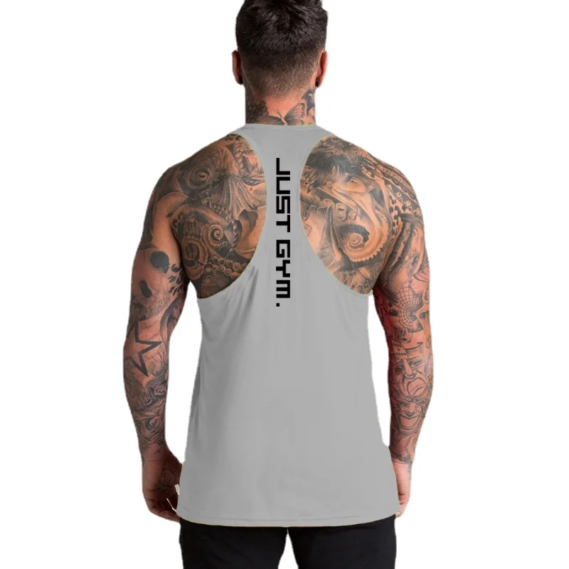 Tank Top Muscle - Kaus otot binaraga pria, Tank Top