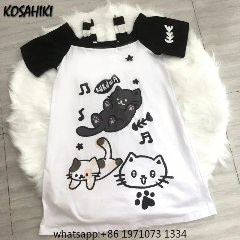 Kaos Wanita Jepang Motif Patch - Tee Graphic Print ulasan dan harga