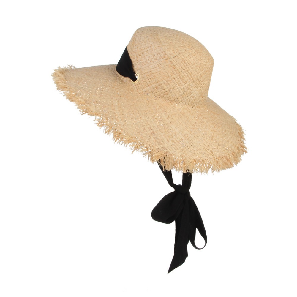 Topi Jerami Pinggiran Lebar Be - Bucket Hat Straw ulasan dan harga