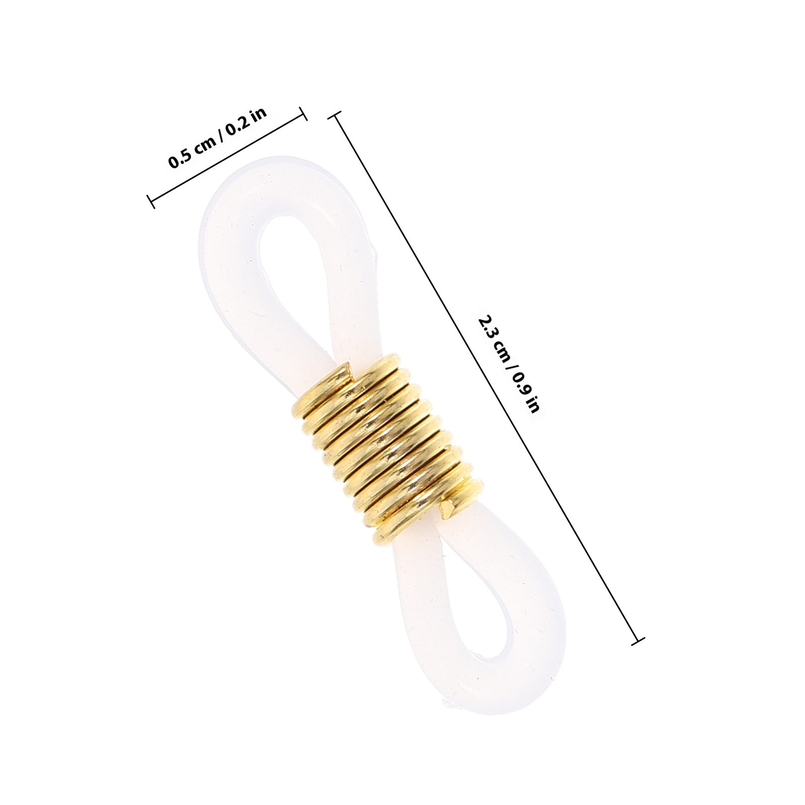 100Pcs Ujung Rantai Kacamata S - Sunglass Retainer Cord ulasan dan harga