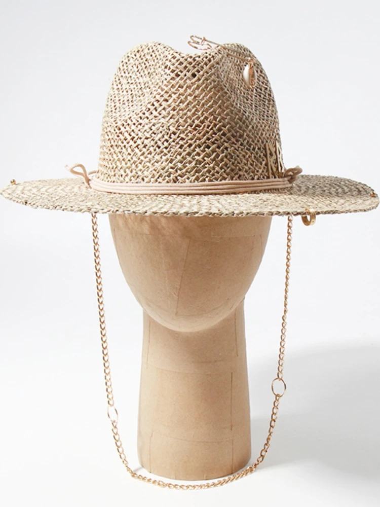 Topi Matahari Jerami Panama Pi - Bucket Hat Straw ulasan dan harga